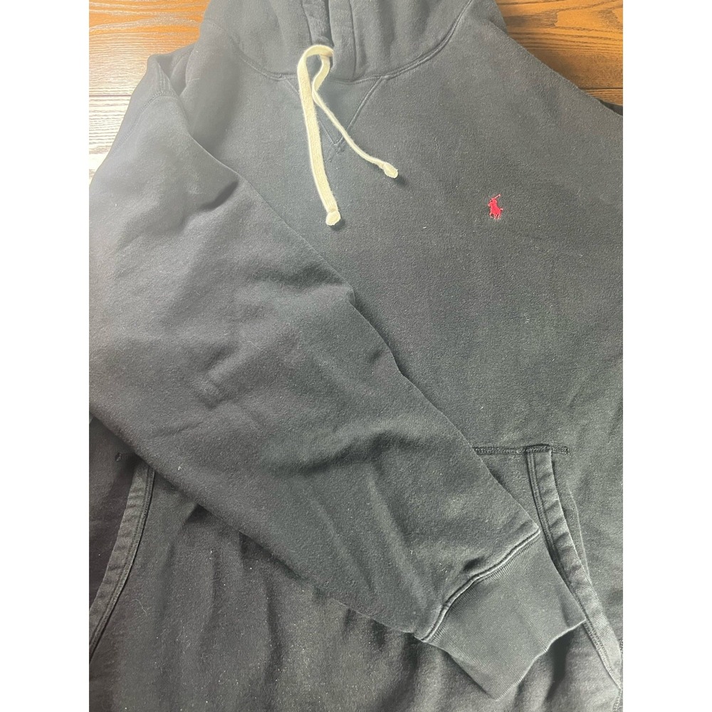 Polo Ralph Lauren Double-knit Black Pull Over Hoodie Big & Tall Men's Size 4XB